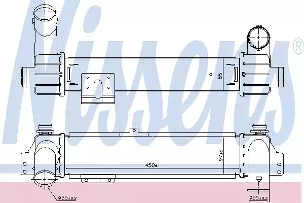 Теплообменник NISSENS 96215