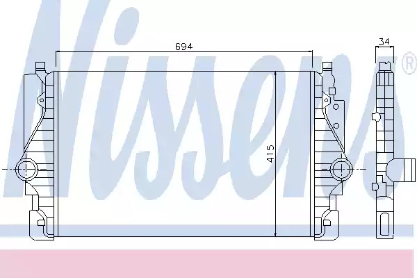 Теплообменник NISSENS 96755