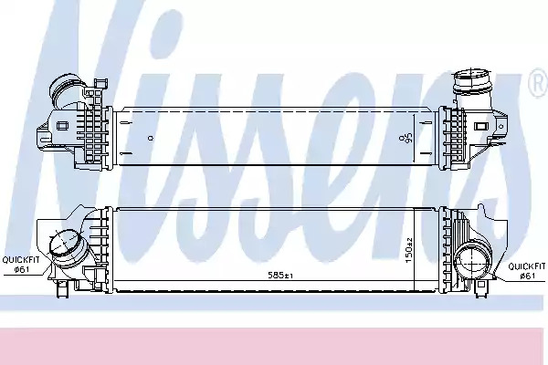 Теплообменник NISSENS 96377