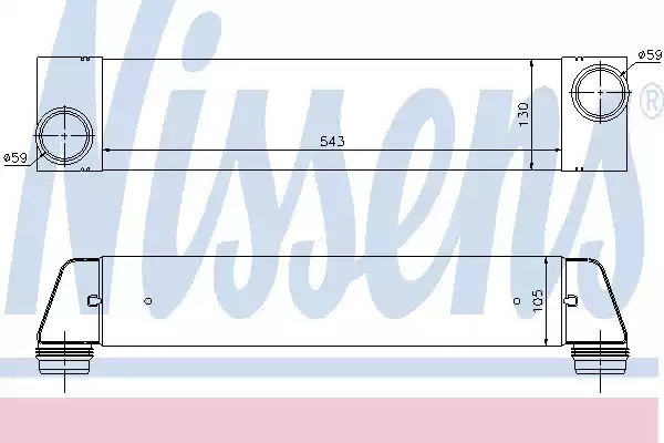 Теплообменник NISSENS 96657