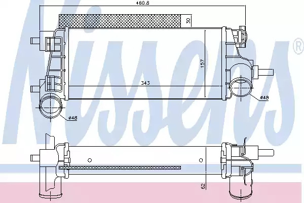 Теплообменник NISSENS 96490