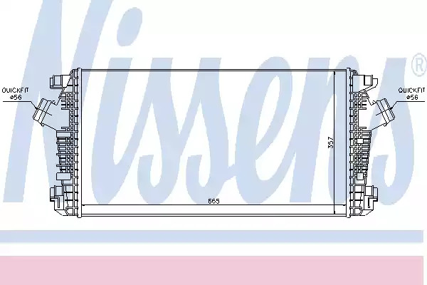 Теплообменник NISSENS 96557