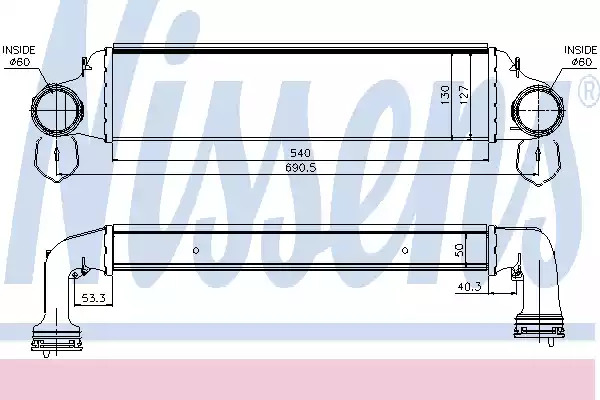 Теплообменник NISSENS 96723