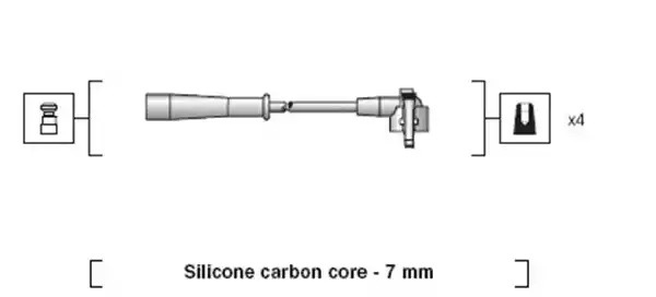 Комплект электропроводки MAGNETI MARELLI 941318111038 (MSK1038)