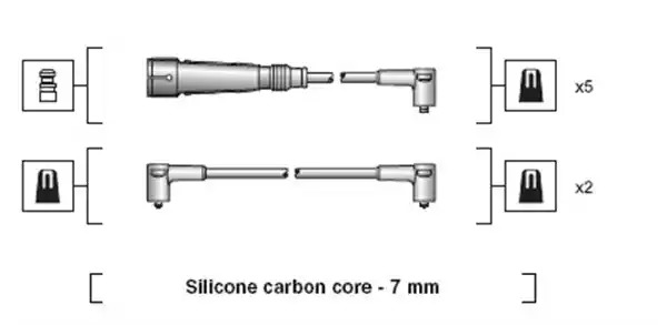 Комплект электропроводки MAGNETI MARELLI 941318111047 (MSK1047)