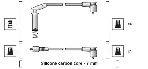 Комплект электропроводки MAGNETI MARELLI 941318111154 (MSK1154)