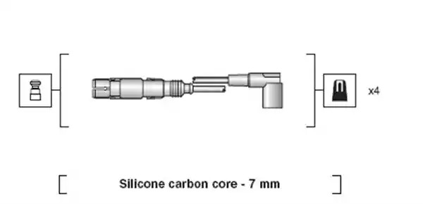 Комплект электропроводки MAGNETI MARELLI 941318111163 (MSK1163)