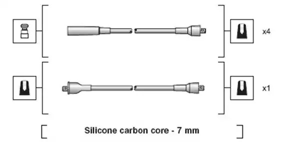 Комплект электропроводки MAGNETI MARELLI 941318111231 (MSK1231)