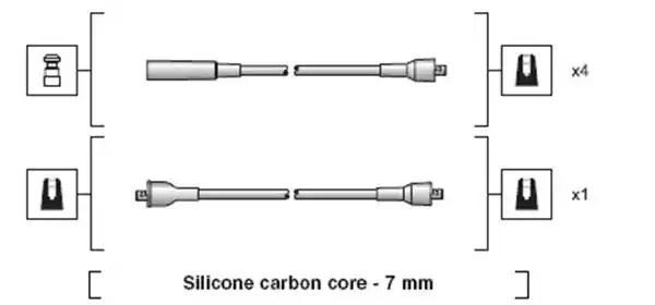 Комплект электропроводки MAGNETI MARELLI 941318111232 (MSK1232)