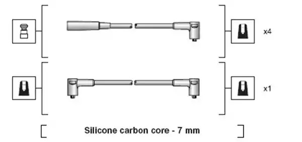 Комплект электропроводки MAGNETI MARELLI 941318111233 (MSK1233)