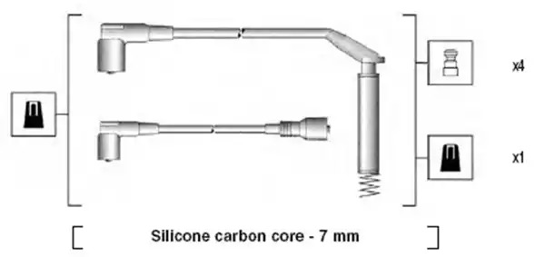 Комплект электропроводки MAGNETI MARELLI 941125150669 (MSK669)