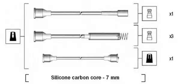 Комплект электропроводки MAGNETI MARELLI 941125250677 (MSK677)