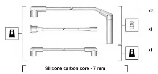 Комплект электропроводки MAGNETI MARELLI 941365060929 (MSK929)