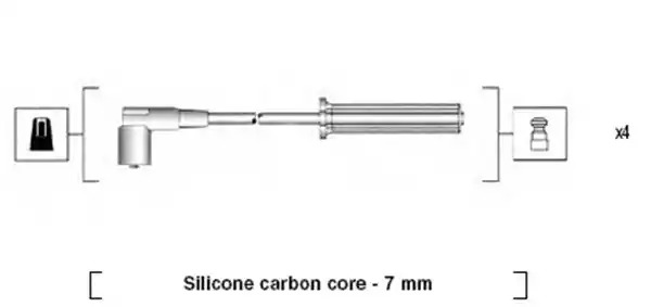 Комплект электропроводки MAGNETI MARELLI 941365100933 (MSK933)