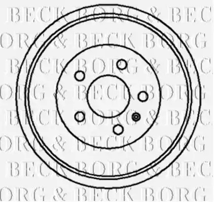 Тормозный барабан BORG & BECK BBR7045