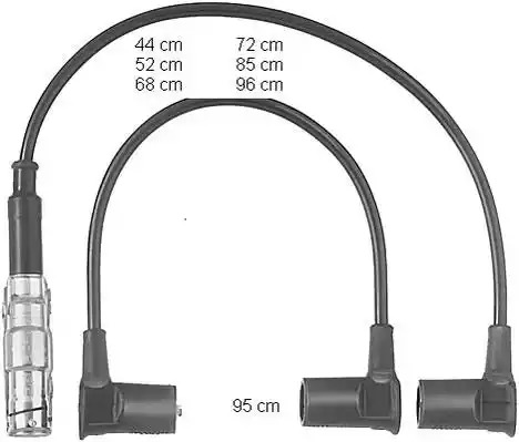 Комплект электропроводки BERU ZEF558 (0300890558, ZEF 558)