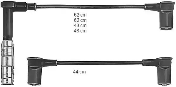 Комплект электропроводки BERU ZEF585 (0300890585, ZEF 585)