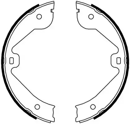 Комлект тормозных накладок FERODO FSB4000