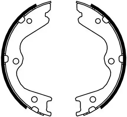 Комлект тормозных накладок FERODO FSB4107