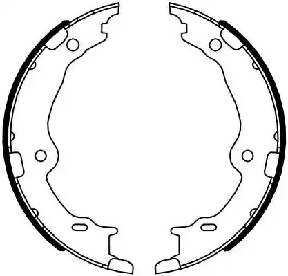 Комлект тормозных накладок FERODO FSB4123