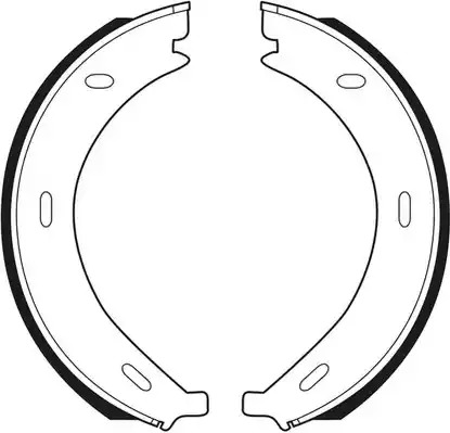 Комлект тормозных накладок FERODO FSB536