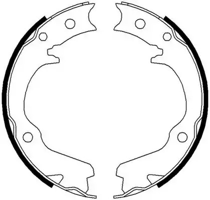 Комлект тормозных накладок FERODO FSB673