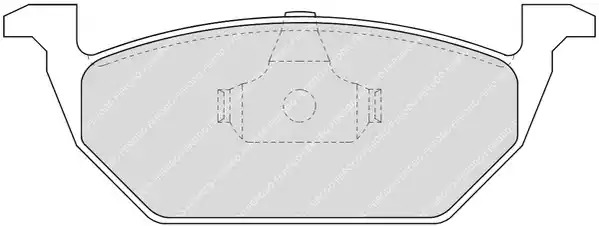Комплект тормозных колодок FERODO FDB1094 (23130)