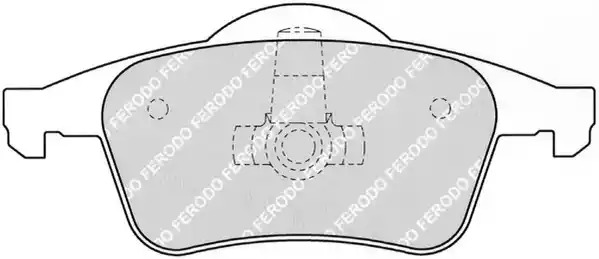 Комплект тормозных колодок FERODO FDB1383 (23075, 23076)