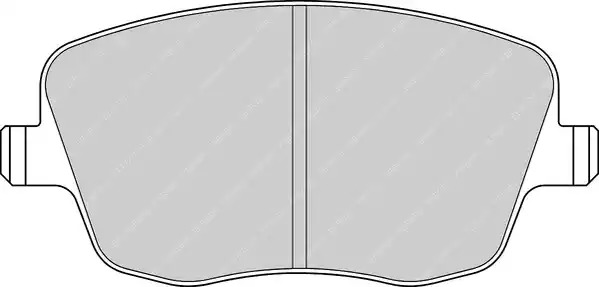 Комплект тормозных колодок FERODO FDB1419 (23581)
