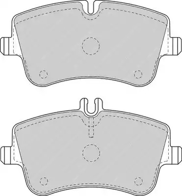 Комплект тормозных колодок FERODO FDB1428 (23144, 23145)