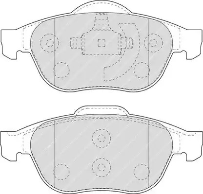 Комплект тормозных колодок FERODO FDB1441 (23245)