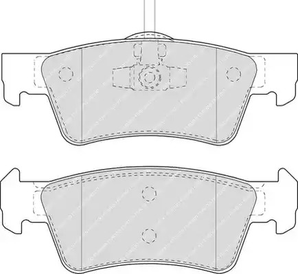 Комплект тормозных колодок FERODO FDB1460 (24367)