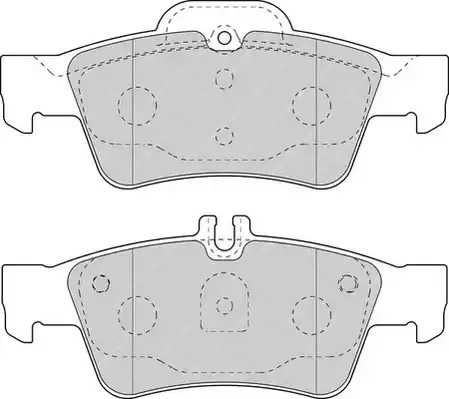 Комплект тормозных колодок FERODO FDB1526 (23334, 23335)