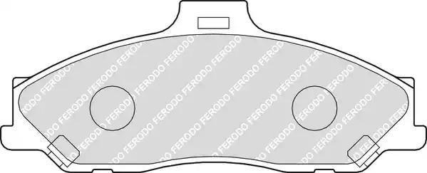 Комплект тормозных колодок FERODO FDB1527 (23540)