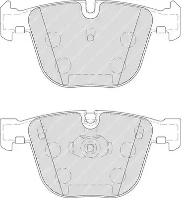 Комплект тормозных колодок FERODO FDB1672 (23309, 23310)