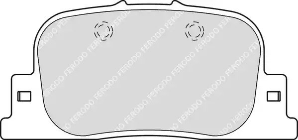 Комплект тормозных колодок FERODO FDB1686 (23592)