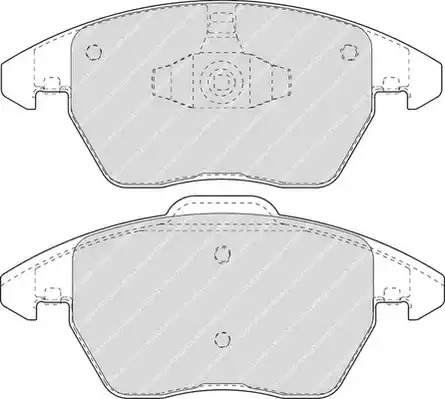 Комплект тормозных колодок FERODO FDB1728 (23589)