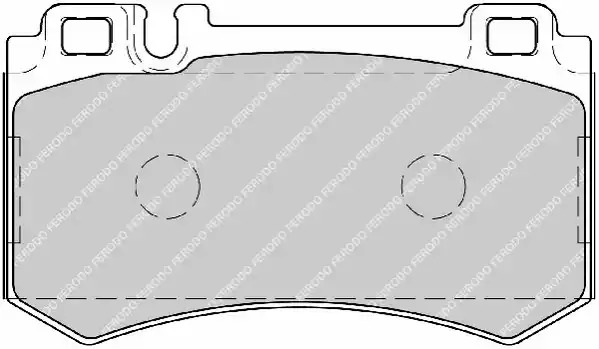 Комплект тормозных колодок FERODO FDB1809 (23478)