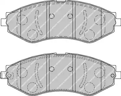 Комплект тормозных колодок FERODO FDB1905 (24062)
