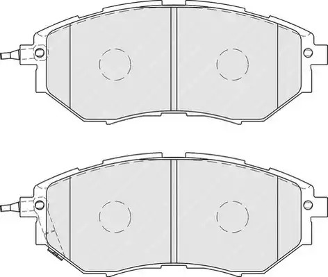 Комплект тормозных колодок FERODO FDB1984 (24222, 24223, 24224, 24225)