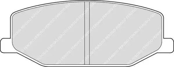 Комплект тормозных колодок FERODO FDB396 (21142)