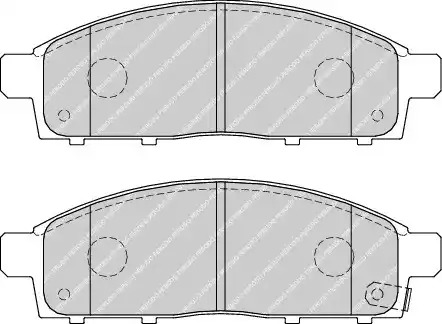 Комплект тормозных колодок FERODO FDB4023 (24529, 24530)