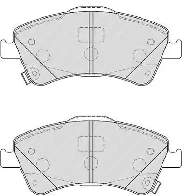 Комплект тормозных колодок FERODO FDB4047 (24204)