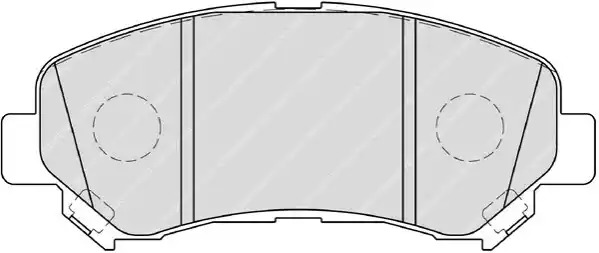 Комплект тормозных колодок FERODO FDB4051 (24632)