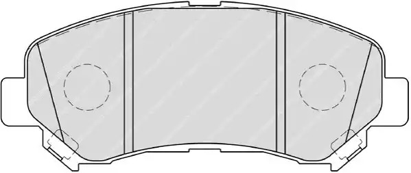 Комплект тормозных колодок FERODO FDB4051 (24632)