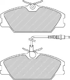 Комплект тормозных колодок FERODO FDB406 (21388)