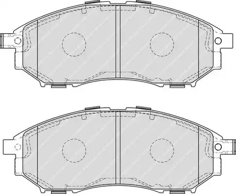 Комплект тормозных колодок FERODO FDB4177 (23698)