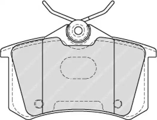 Комплект тормозных колодок FERODO FDB4178 (20961)