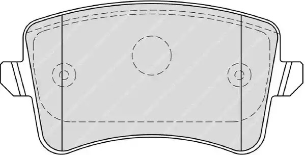 Комплект тормозных колодок FERODO FDB4190 (24606)