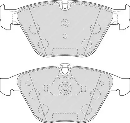 Комплект тормозных колодок FERODO FDB4191 (23313, 24255)